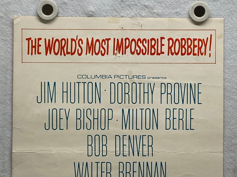1967 Who's Minding the Mint? Insert 14 x 36 Movie Poster Jim Hutton   - TvMovieCards.com