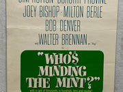 1967 Who's Minding the Mint? Insert 14 x 36 Movie Poster Jim Hutton   - TvMovieCards.com