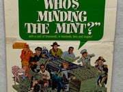 1967 Who's Minding the Mint? Insert 14 x 36 Movie Poster Jim Hutton   - TvMovieCards.com