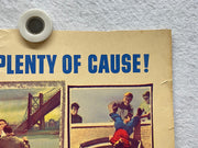 1956 Rumble on the Docks Window Card Movie Poster 14 x 17 James Darren   - TvMovieCards.com