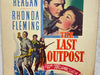 1951 The Last Outpost Window Card Movie Poster 14 x 17 Ronald Reagan   - TvMovieCards.com
