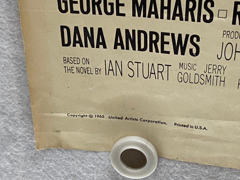 1965 The Satan Bug Insert 14 x 36 Movie Poster George Maharis, Richard Basehart   - TvMovieCards.com