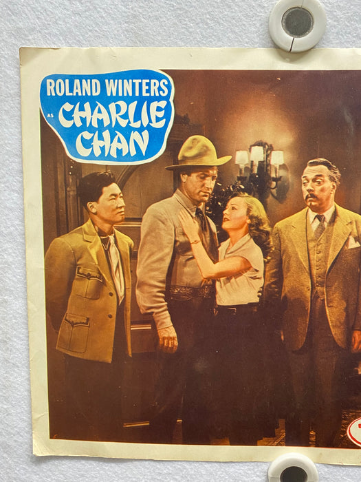 Original Charlie Chan - The Golden Eye Lobby Card #5 Roland Winters Moreland   - TvMovieCards.com