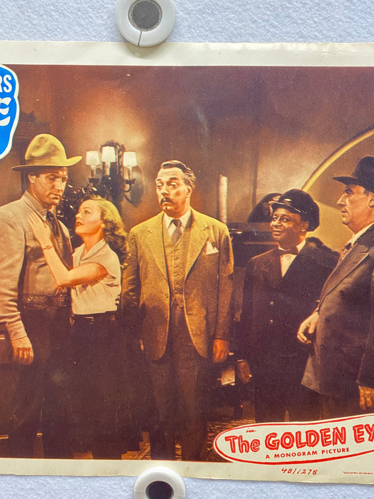 Original Charlie Chan - The Golden Eye Lobby Card #5 Roland Winters Moreland   - TvMovieCards.com