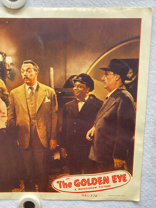 Original Charlie Chan - The Golden Eye Lobby Card #5 Roland Winters Moreland   - TvMovieCards.com