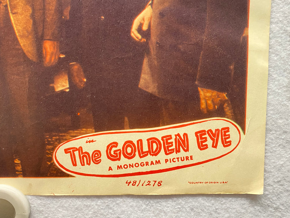 Original Charlie Chan - The Golden Eye Lobby Card #5 Roland Winters Moreland   - TvMovieCards.com