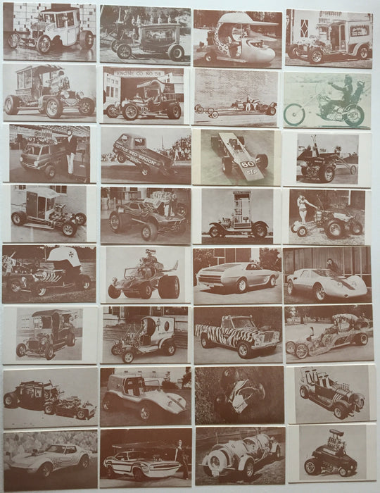 Hot Rods and Customs Car Exhibit Card Set  32 Cards 1972   - TvMovieCards.com