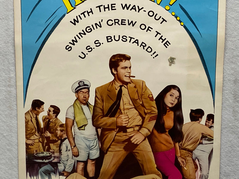1968 Nobody's Perfect Insert 14 x 36 Movie Poster Doug McClure, Nancy Kwan   - TvMovieCards.com