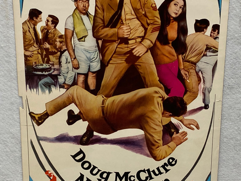 1968 Nobody's Perfect Insert 14 x 36 Movie Poster Doug McClure, Nancy Kwan   - TvMovieCards.com