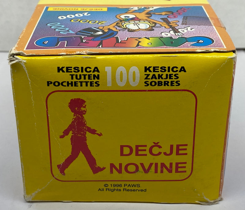1996 Garfield 2000 Album Sticker Card Box 100 Packs Sealed Dečje Novine   - TvMovieCards.com