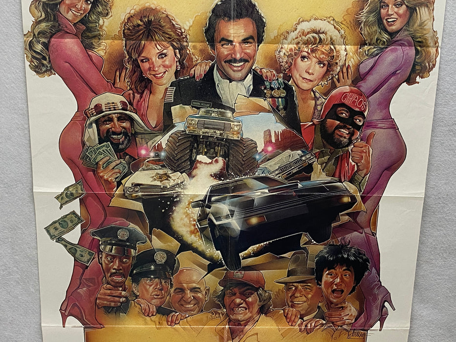 1984 Cannonball Run II Original 1SH Movie Poster 27 x 41 Burt Reynolds   - TvMovieCards.com