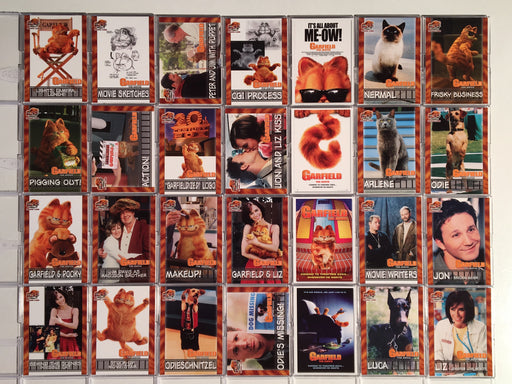 Garfield Movie Base Card Set 28 Cards Pacific 2004   - TvMovieCards.com