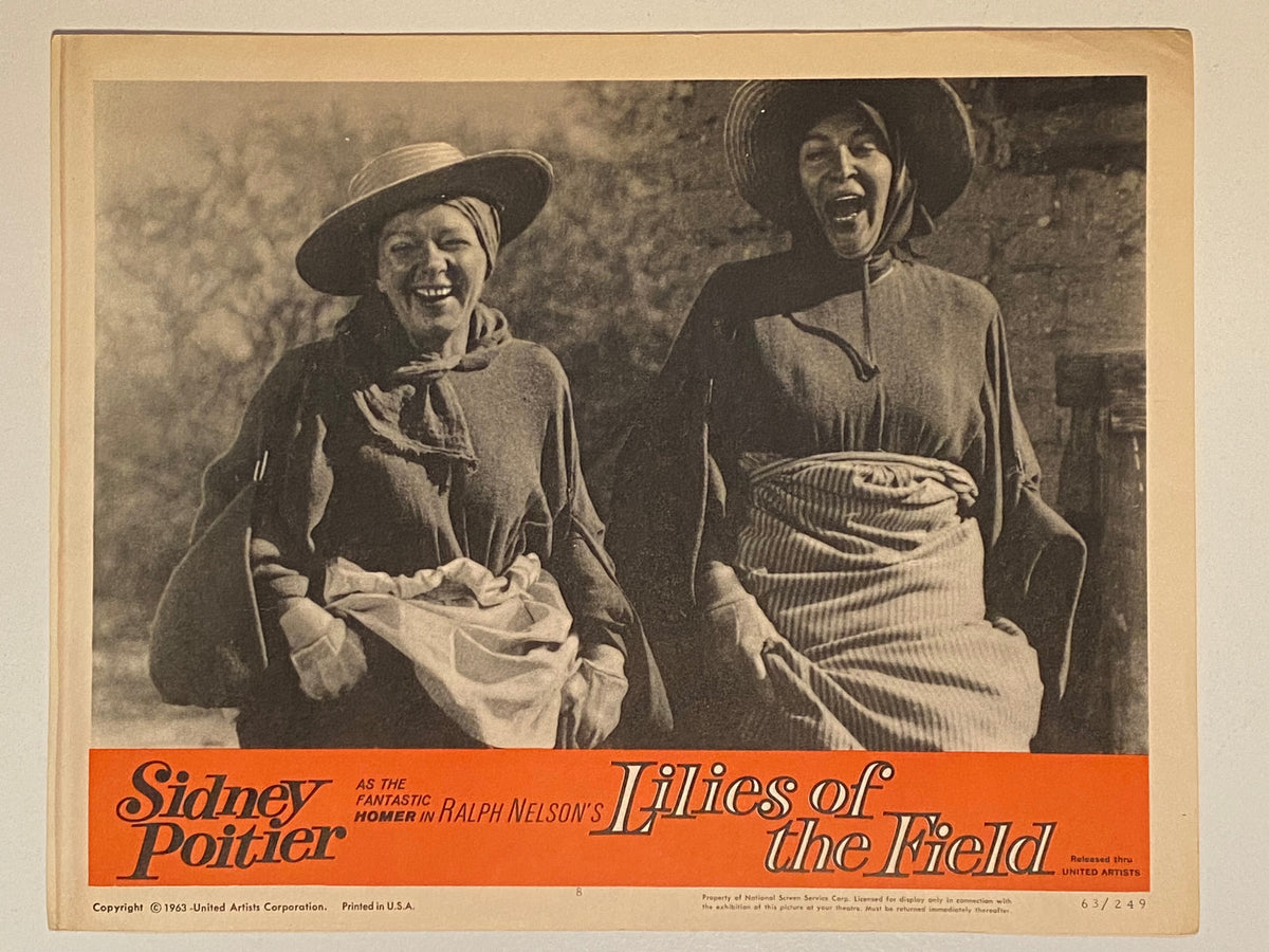1963 Lilies of the Field #8 Lobby Card 11x14 Sidney Poitier, Lilia Ska ...