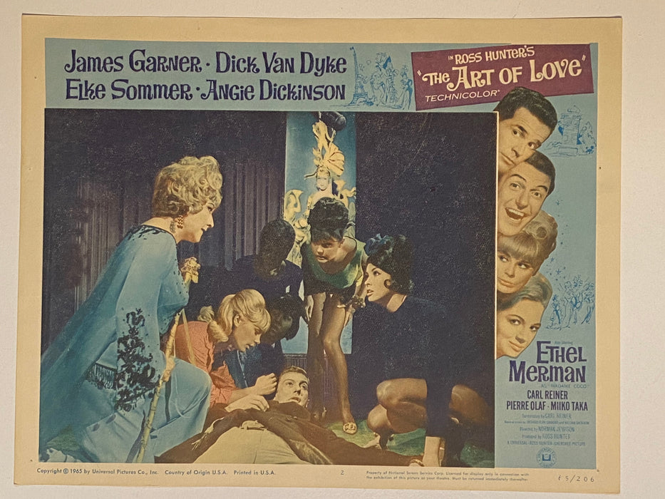 1965 The Art of Love #2 Lobby Card 11x14 James Garner, Dick Van Dyke   - TvMovieCards.com