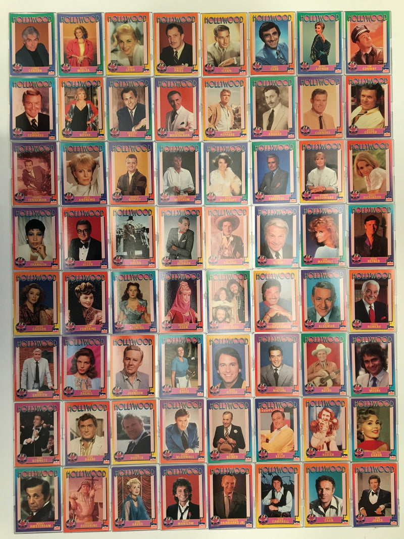 Hollywood Walk of Fame Base Card Set 250 Movie Stars Cards Starline 1991   - TvMovieCards.com
