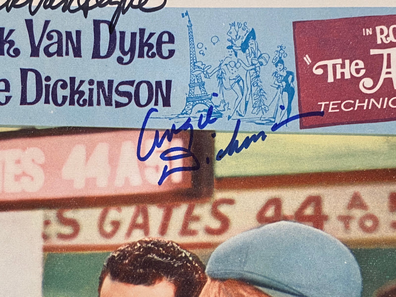 1965 The Art of Love #5 11x14 Lobby Card 3 Autographs James Garner Dick Van Dyke   - TvMovieCards.com