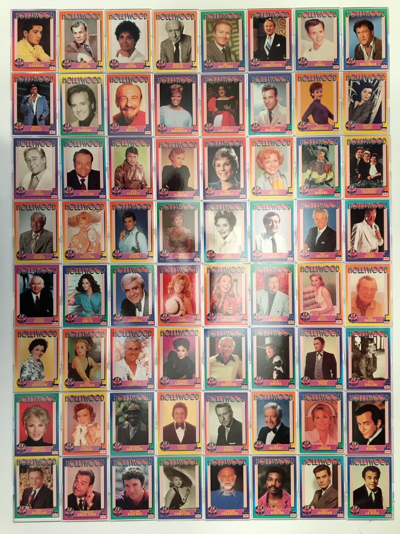 Hollywood Walk of Fame Base Card Set 250 Movie Stars Cards Starline 1991   - TvMovieCards.com
