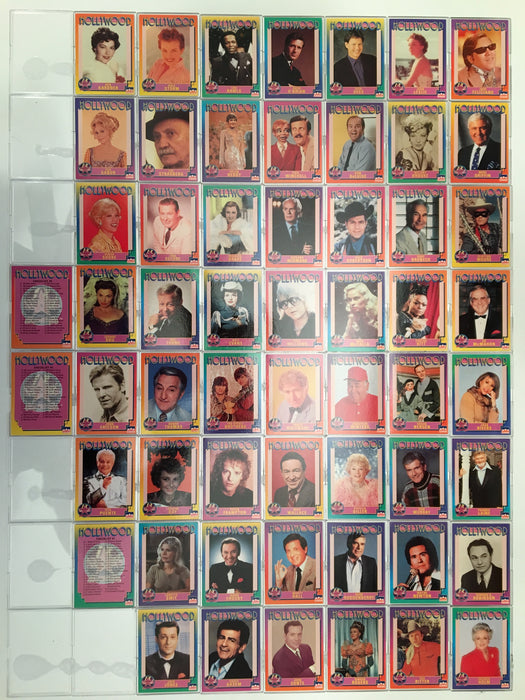 Hollywood Walk of Fame Base Card Set 250 Movie Stars Cards Starline 1991   - TvMovieCards.com