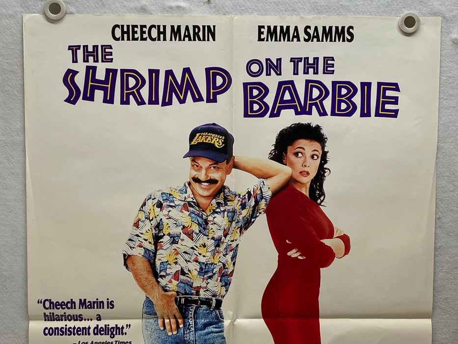 1990 Shrimp on the Barbie 1SH Movie Poster 27 x 40 Cheech Marin, Emma Samms   - TvMovieCards.com
