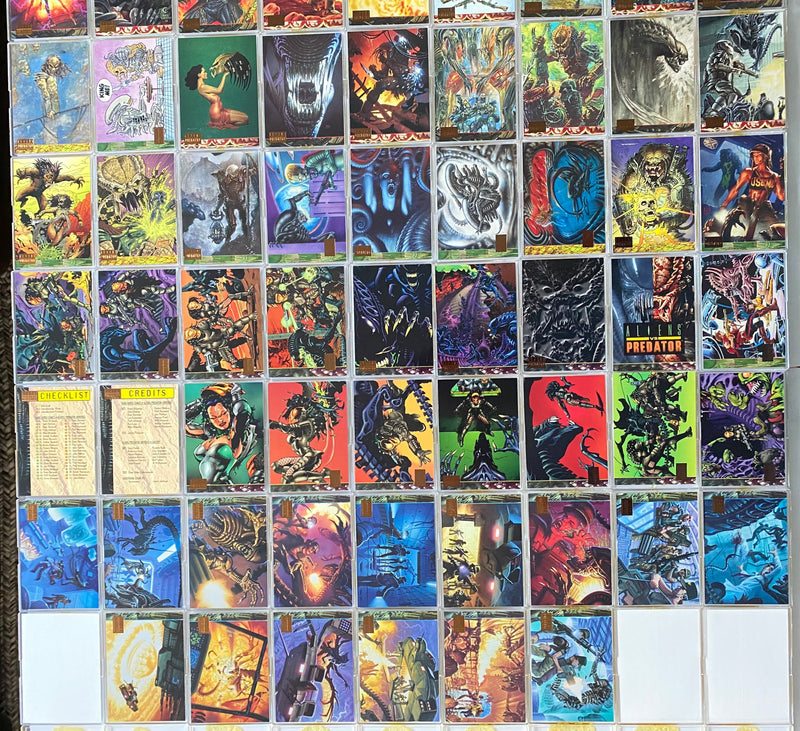 1995 Aliens Predator Universe Trading Card Base Set of 72 + A1-A15 Cards Topps   - TvMovieCards.com