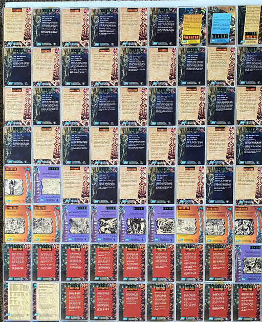 1995 Aliens Predator Universe Trading Card Base Set of 72 Cards Topps - TvMovieCards.com