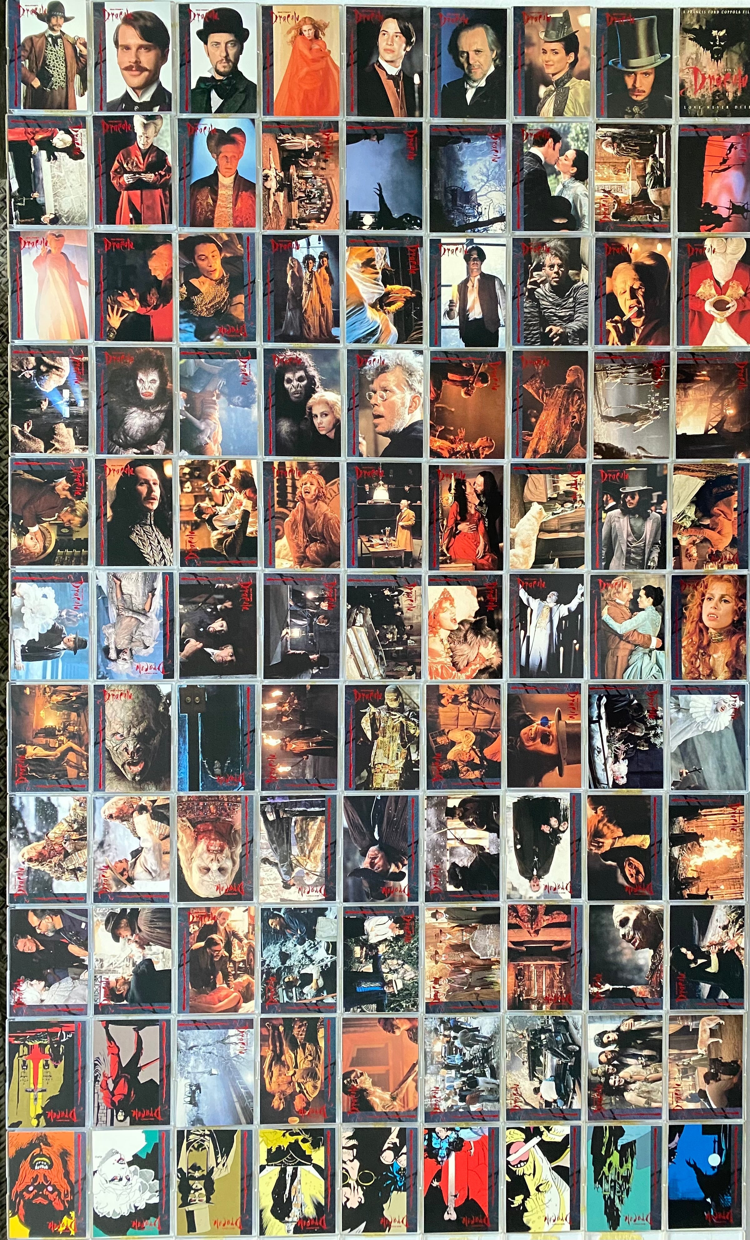 1992 Bram Stoker's Dracula (Movie) Trading Card Base Set of 100