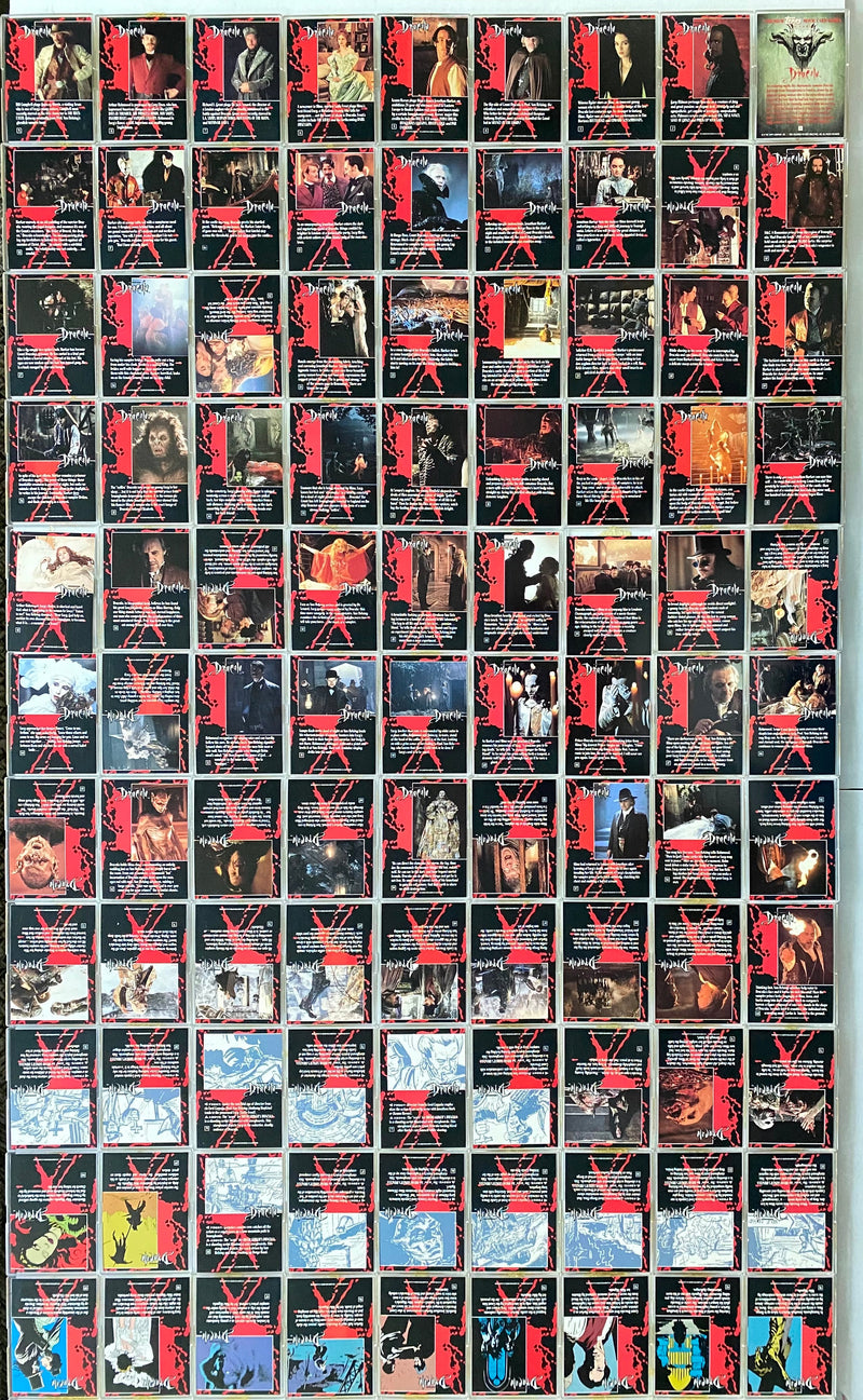 1992 Bram Stoker's Dracula (Movie) Trading Card Base Set of 100 Cards Topps   - TvMovieCards.com