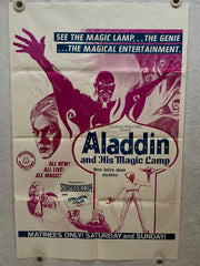 1968 Aladdin And His Magic Lamp 1SH Movie Poster 23 x 35 Boris Bystrov   - TvMovieCards.com