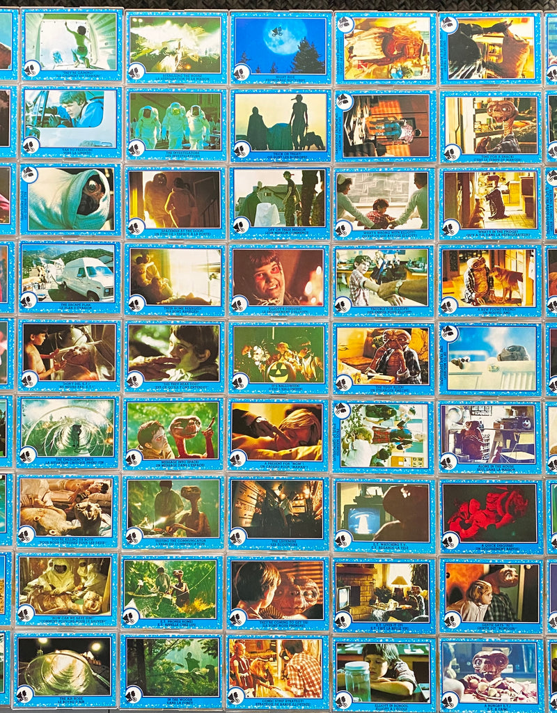 1982 E.T. The Extra-Terrestrial Movie Vintage Trading Base Card Set 87/87 OPC   - TvMovieCards.com