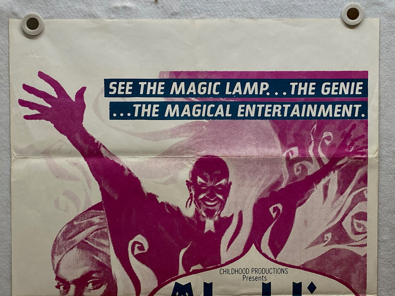1968 Aladdin And His Magic Lamp 1SH Movie Poster 23 x 35 Boris Bystrov   - TvMovieCards.com