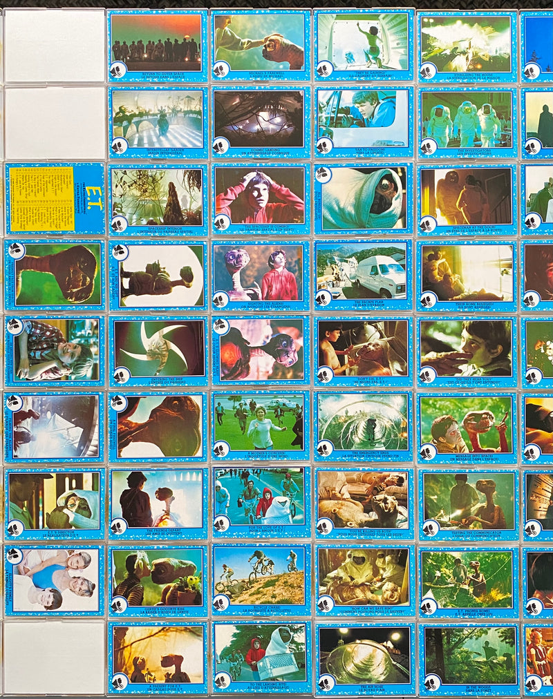 1982 E.T. The Extra-Terrestrial Movie Vintage Trading Base Card Set 87/87 OPC   - TvMovieCards.com