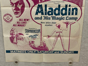 1968 Aladdin And His Magic Lamp 1SH Movie Poster 23 x 35 Boris Bystrov   - TvMovieCards.com