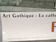 Original 1960s Art Gothique: La Cathedrale d'Amiens French Travel Poster   - TvMovieCards.com