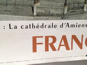 Original 1960s Art Gothique: La Cathedrale d'Amiens French Travel Poster   - TvMovieCards.com