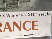 Original 1960s Art Gothique: La Cathedrale d'Amiens French Travel Poster   - TvMovieCards.com