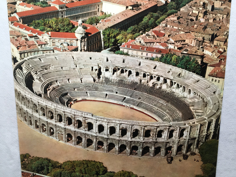 Original 1959 Provence: Nimes-Gard-Les Arenes Romaines French Travel Poster   - TvMovieCards.com