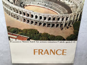 Original 1959 Provence: Nimes-Gard-Les Arenes Romaines French Travel Poster   - TvMovieCards.com