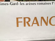 Original 1959 Provence: Nimes-Gard-Les Arenes Romaines French Travel Poster   - TvMovieCards.com