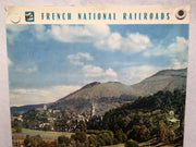 Original 1960 Discover France By Train - French Travel Poster - Lourdes   - TvMovieCards.com
