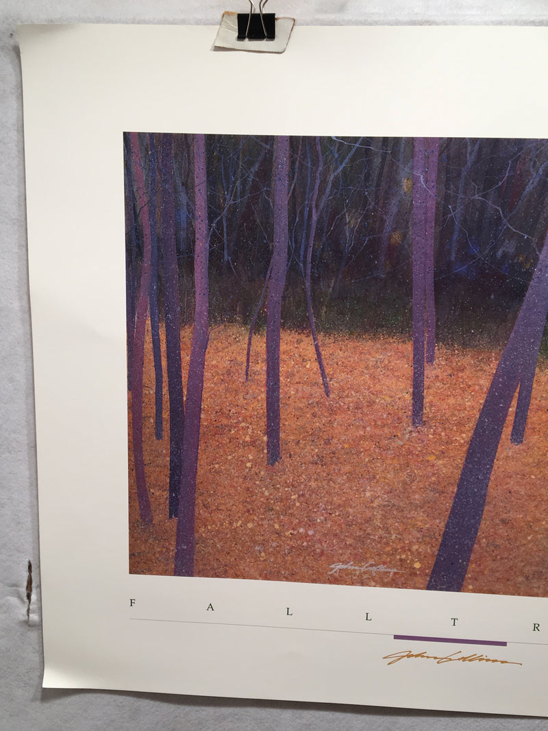 Artbeats 1987 - Fall Trees - Print 23.5" x 31.5"   - TvMovieCards.com