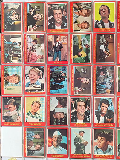 Happy Days Series 2 (Red) 1976 Vintage Trading Base Card Set 44/44 O-Pee-Chee   - TvMovieCards.com