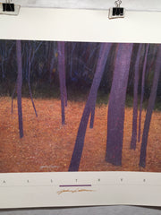 Artbeats 1987 - Fall Trees - Print 23.5" x 31.5"   - TvMovieCards.com