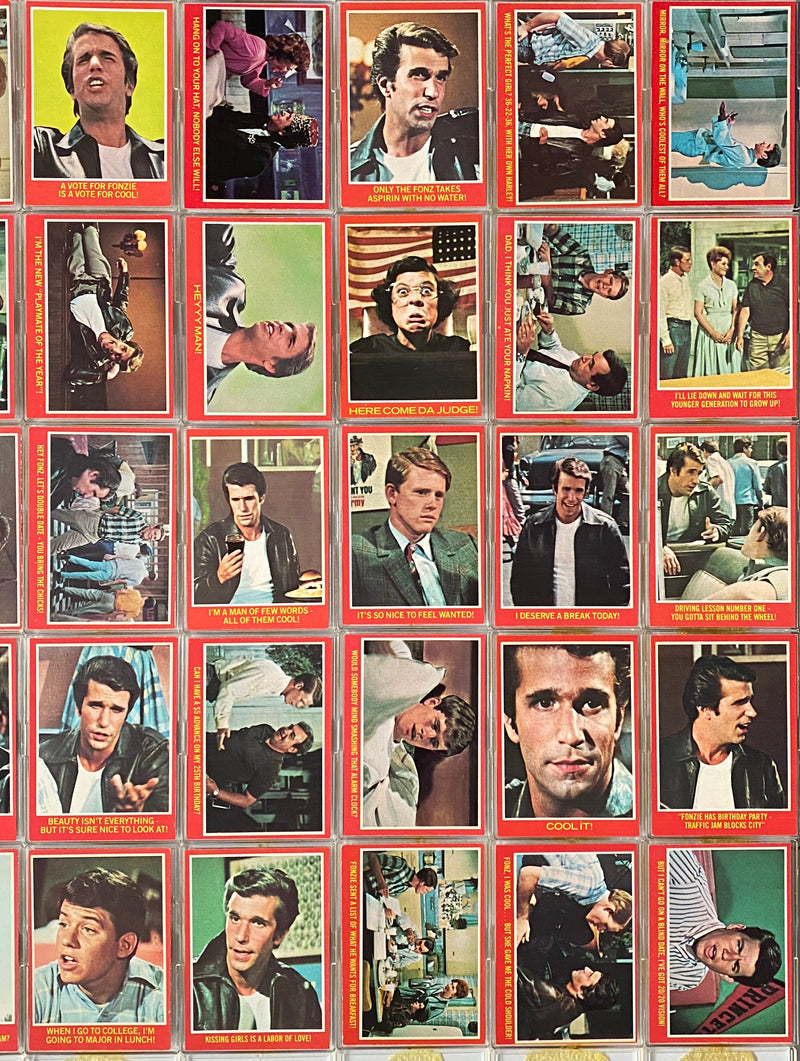 Happy Days Series 2 (Red) 1976 Vintage Trading Base Card Set 44/44 O-Pee-Chee   - TvMovieCards.com