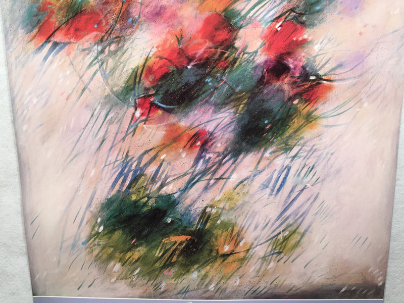 Artbeats 1987 - Gary Collins "Aerie" - Print 25" x 26.5"   - TvMovieCards.com