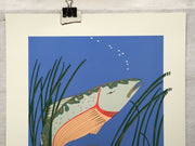 Tom Bottman - Fish Artbeats 1986 Poster Print - 16" x 20"   - TvMovieCards.com