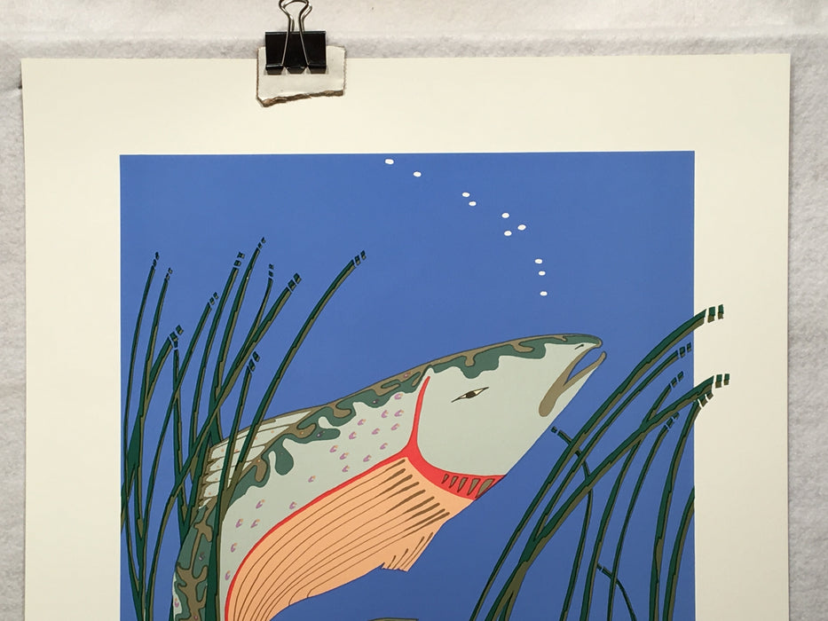 Tom Bottman - Fish Artbeats 1986 Poster Print - 16" x 20"   - TvMovieCards.com