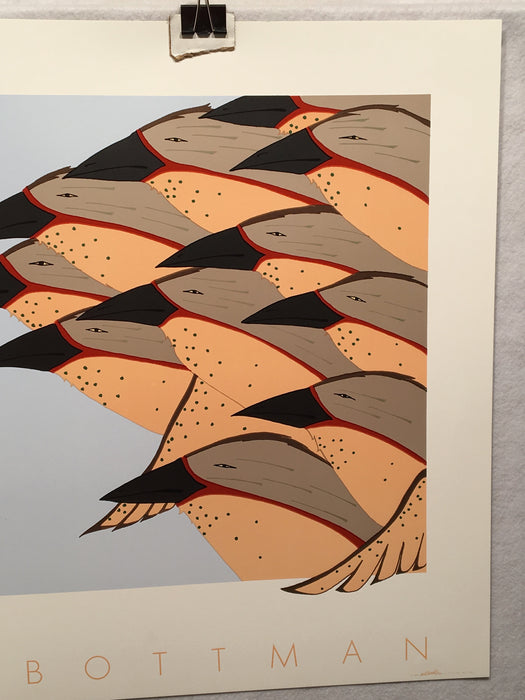 Tom Bottman - Birds Artbeats 1986 Poster Print - 24" x 20"   - TvMovieCards.com