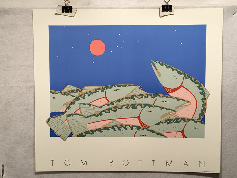 Tom Bottman - Fish Artbeats 1986 Poster Print - 24" x 20"   - TvMovieCards.com