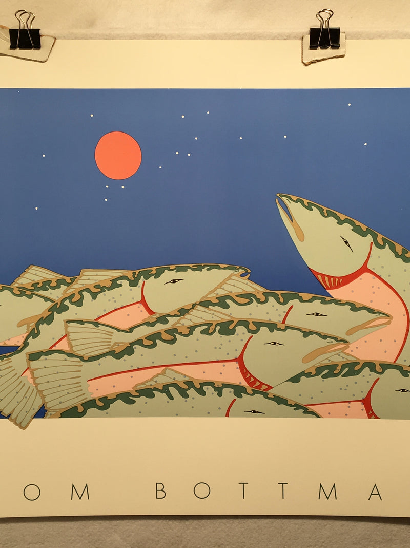 Tom Bottman - Fish Artbeats 1986 Poster Print - 24" x 20"   - TvMovieCards.com