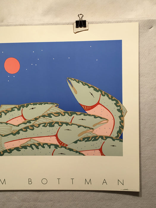 Tom Bottman - Fish Artbeats 1986 Poster Print - 24" x 20"   - TvMovieCards.com